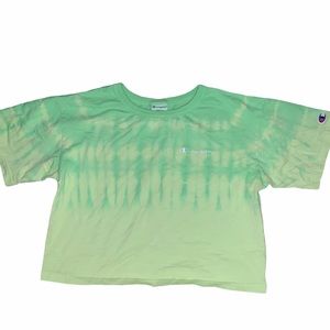 Champion Tie Dye cropped Tee